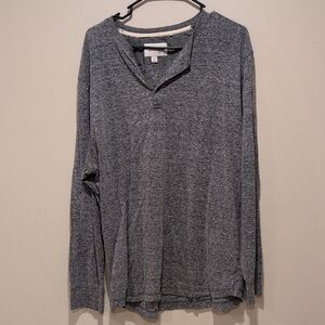 Paper Denim & Cloth Charcoal Henley Top